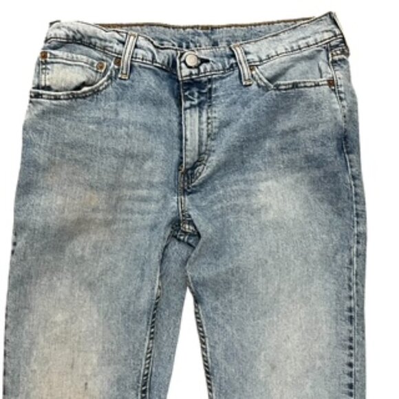 Levi’s 511 Jeans Size 33 X 30 Light Wash Denim Straight Legs - Picture 2 of 11